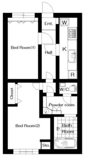西山興業赤坂ビル 間取り画像