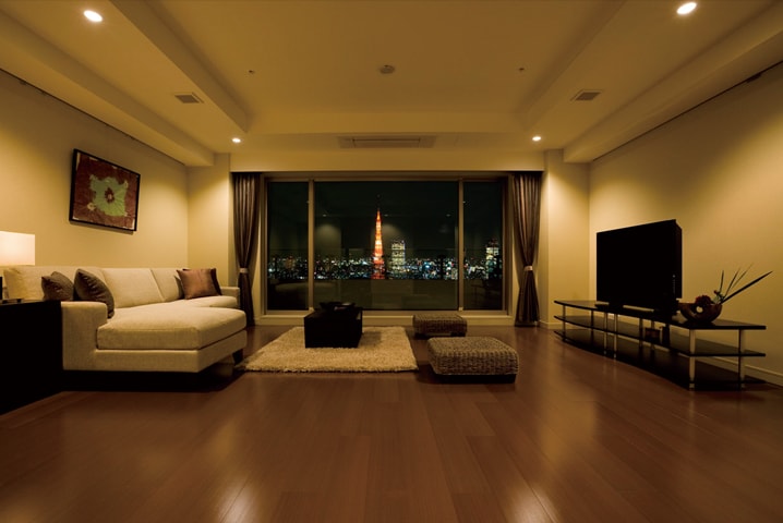 ラトゥール汐留 リビング