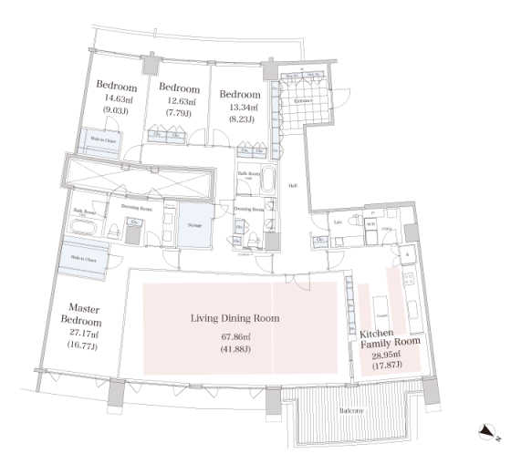 ラ・トゥール代々木上原 間取り画像