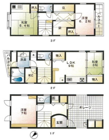 Cハウス 間取り画像