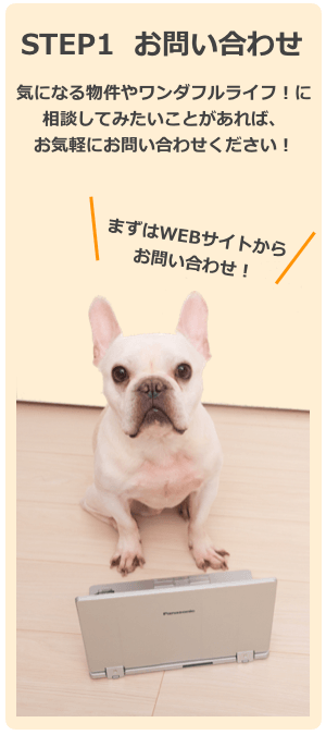 気になった物件やご相談があればお気軽にお問い合わせください